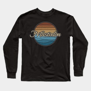 Mastodon Retro Waves Long Sleeve T-Shirt